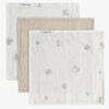 Baby's Only Tender Puuvillaviltti 3-pack, Beige/Clover