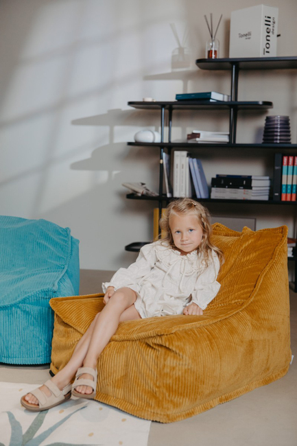 Yappy Kids Yappyhug Säkkituoli, Mustard