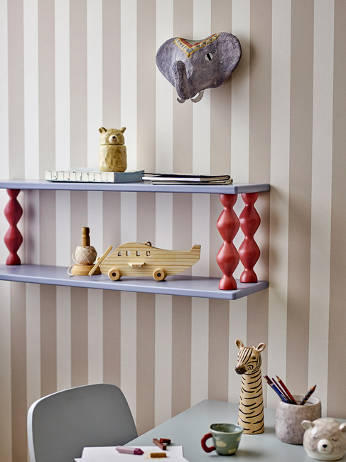 Bloomingville Bibiola Seinähylly, Sininen