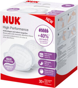 NUK High Performance Liivinsuojat 30-pack, Valkoinen