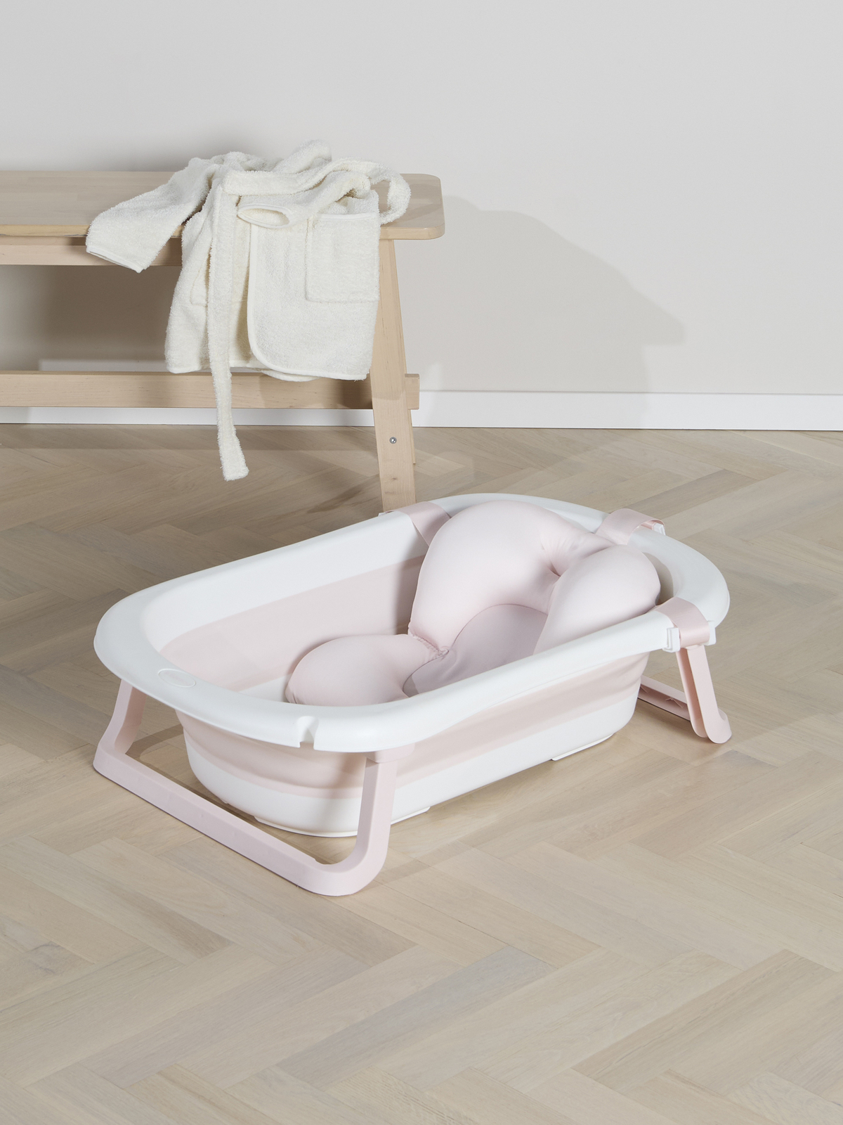 Beemoo CARE Assist Kylpyamme + Kylpytuki, Pink