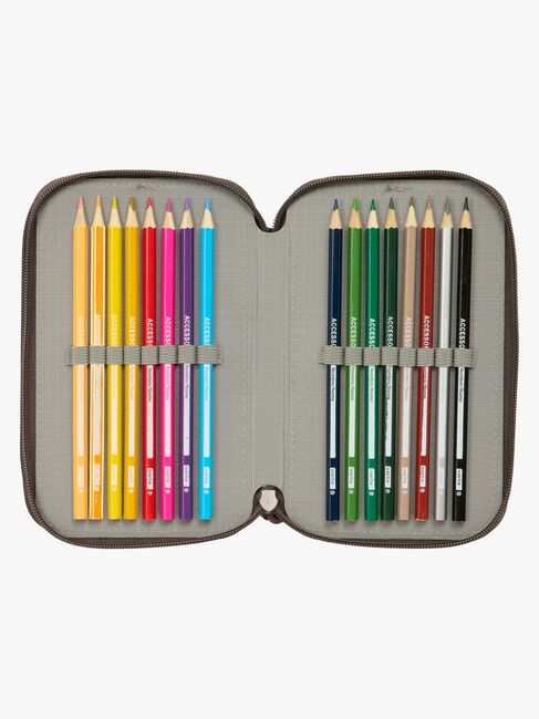 Jurassic World  Täytetty Kolmilokeroinen Penaali 37 Osaa, Ruskea