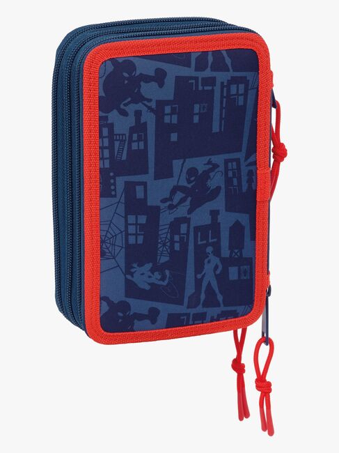 Marvel Spider-Man  Täytetty Kolmilokeroinen Penaali 37 Osaa, Sininen