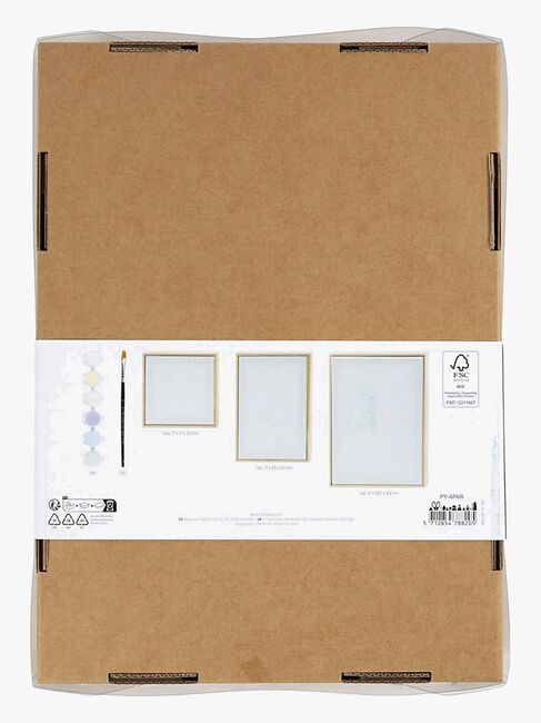 Creativ Company Maalauskankaat 3-pack, Pastellinsävyinen