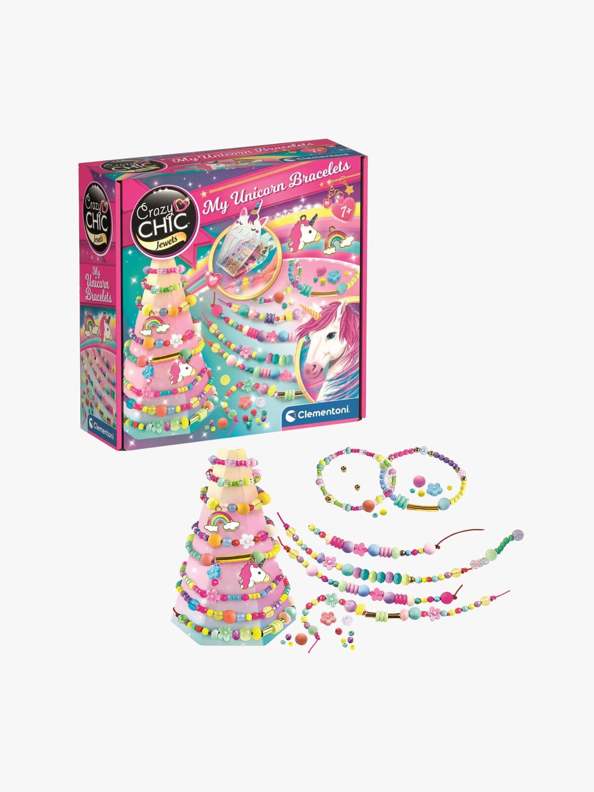 Clementoni Crazy Chic Askartelusetti Glow in the Dark