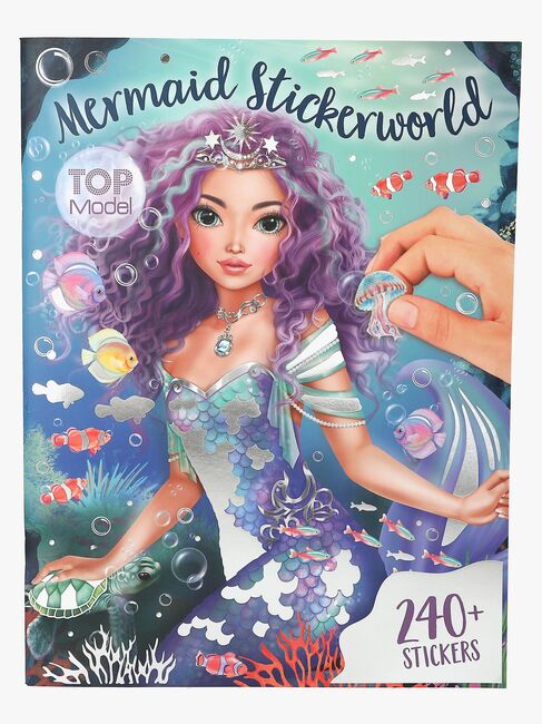 TOPModel Stickerworld Tarrakirja Merenneito, Metallic