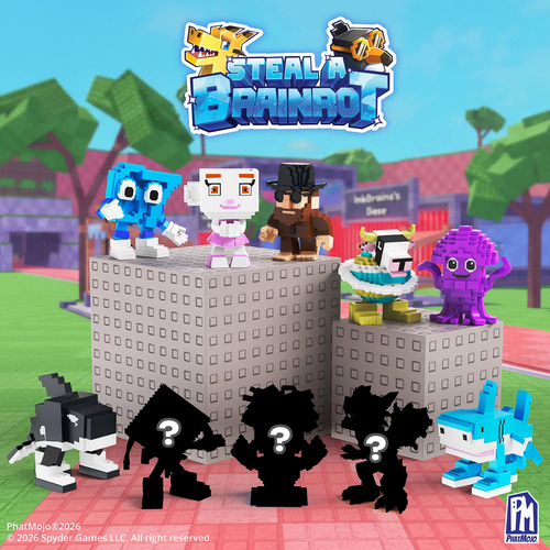 Roblox Steal A Brainrot W1 Keräilyfiguuri Mini 6 cm Lajiteltu