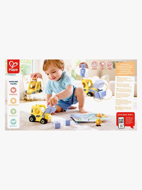 Hape Satukirja + Leikkisetti The Buzzing Bulldozer