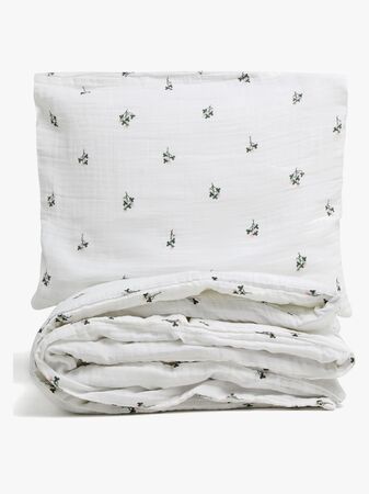 Alice & Fox ADORA Pussilakanasetti Juniorisänky 150x210, Valkoinen