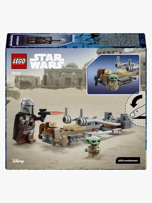 LEGO Star Wars 75436 Mandalorialaisen ja Grogun kiituripyörä