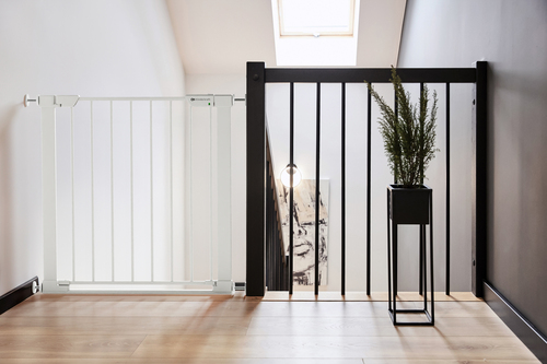 Kinderkraft SAFESNAP Turvaportti, Valkoinen