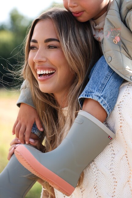 Viking X Kenza Kumisaappaat, Light Green/Apricot