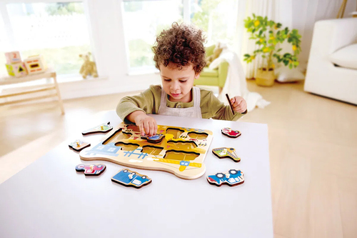 Hape Nuppipalapeli Rakennusajoneuvot 10