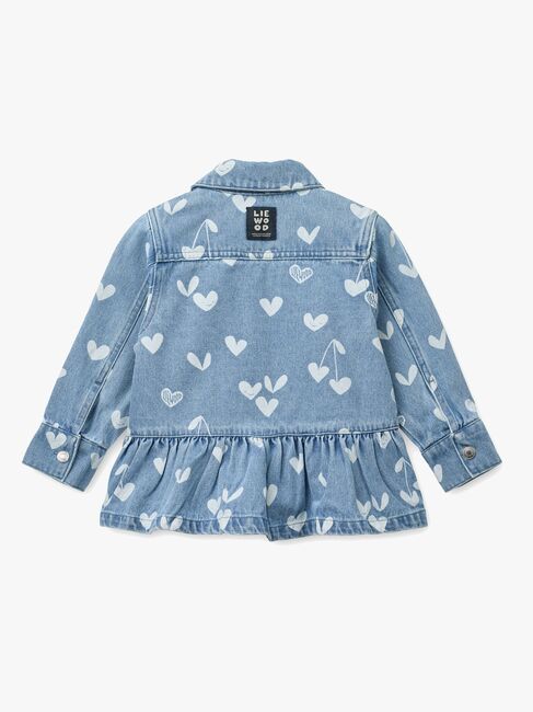 LIEWOOD Printed Denim Paitapusero, Sweethearts/Light Blue Denim