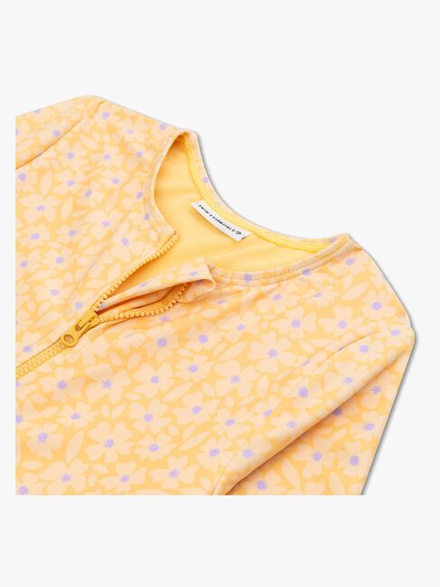 Swim Essentials  Pitkähihainen UV-Puku, Florish Yellow