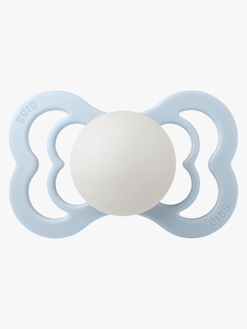 BIBS Supreme Tutti Silikoni Koko 2, Baby Blue Glow