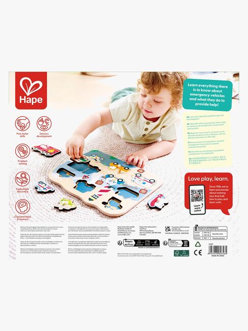 Hape Nuppipalapeli Pelastusautot 10