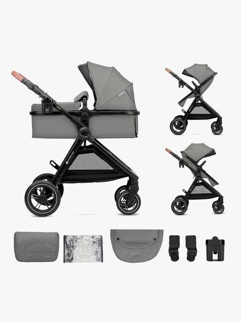 Kinderkraft ESME 2-in-1 Yhdistelmävaunut, Moonlight Grey