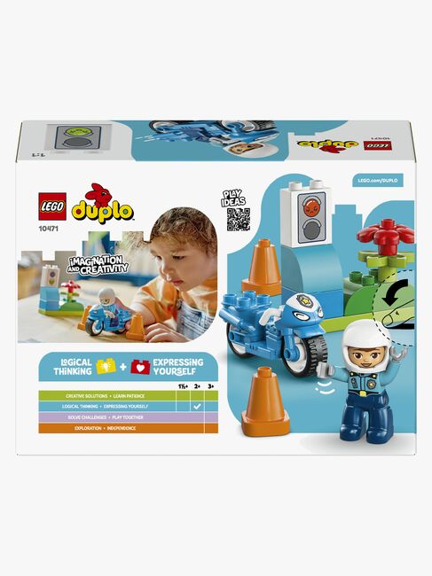 LEGO DUPLO Town 10471 Sininen poliisimoottoripyörä