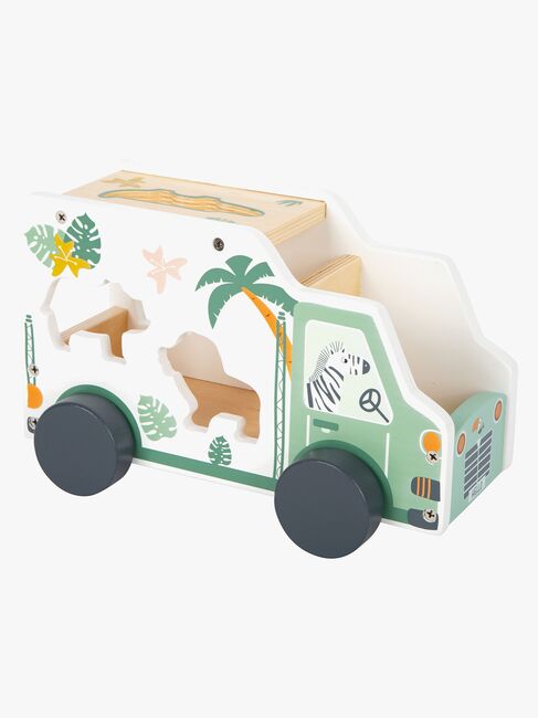 Small Foot Palikkalaatikko Safariauto