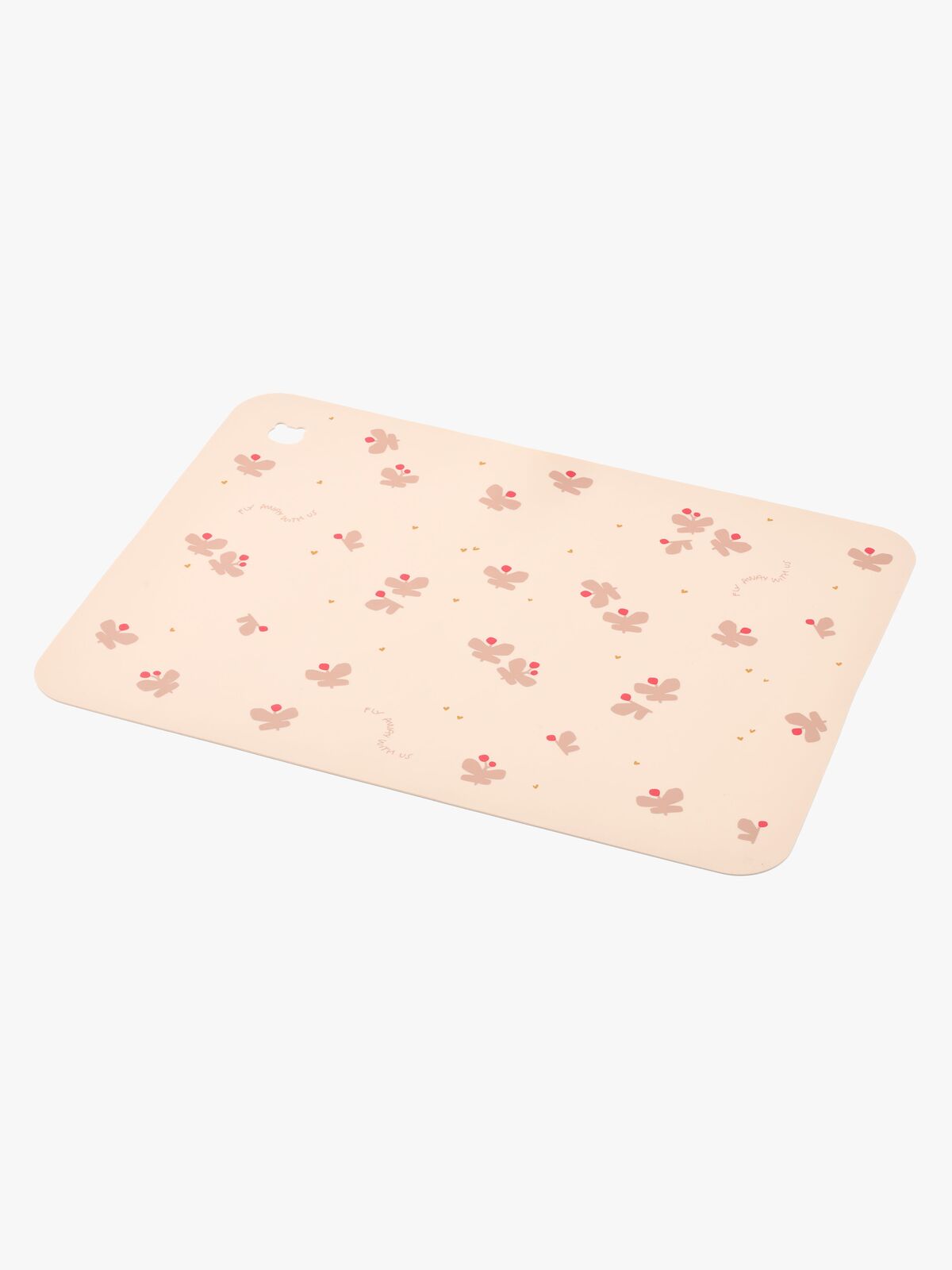 LIEWOOD Jude Ruokailualusta + Printti, Butterfly/Apple blossom