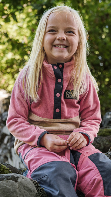 Didriksons Monte Fleecepaita, Heather Pink