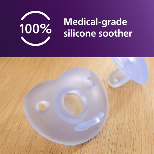 Philips Avent Soothie Tutti 0–6 kk 2-pack, Vaaleansininen