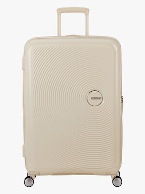American Tourister Soundbox Spinner Matkalaukku 97-110L, Coconut Sand