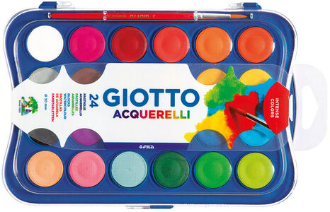 Giotto Aquarelli Vesivärit 24-pack