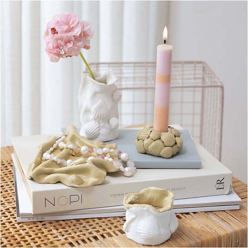 Creativ Company DIY-setti Muovailuvaha Maljakot Ja Kynttilänjalat