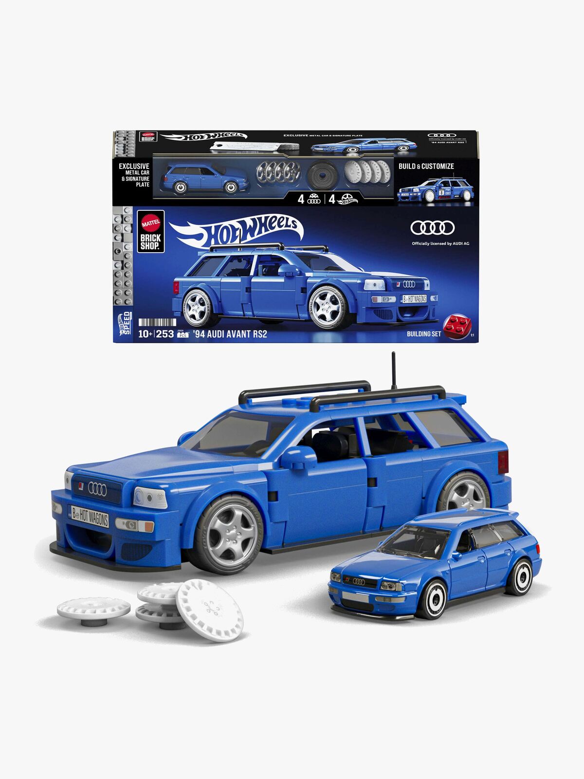 Mattel Brick Shop Hot Wheels Speed Series Rakennussarja Audi Avant RS2 -94