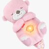 Fisher-Price Soothe 'n Snuggle Aktivointilelu Saukko, Vaaleanpunainen