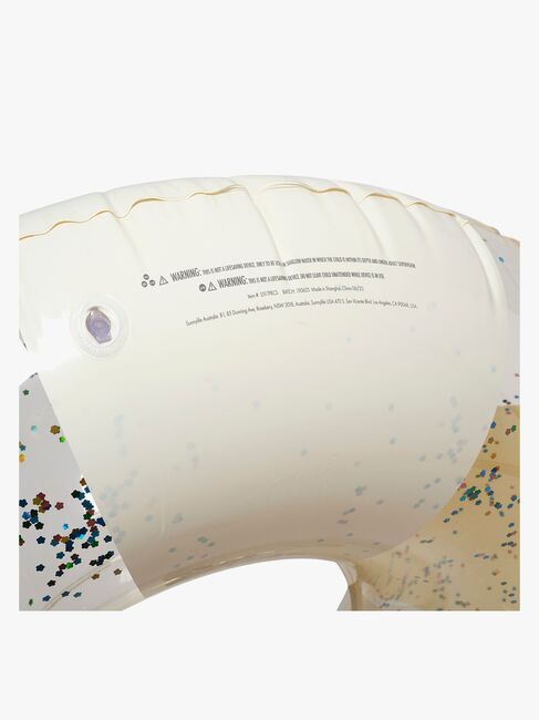 SUNNYLiFE Uimarengas, Cotton Candy Glitter Stripe