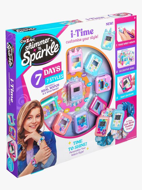 Shimmer 'N Sparkle Luo Oma Kello Askartelusetti