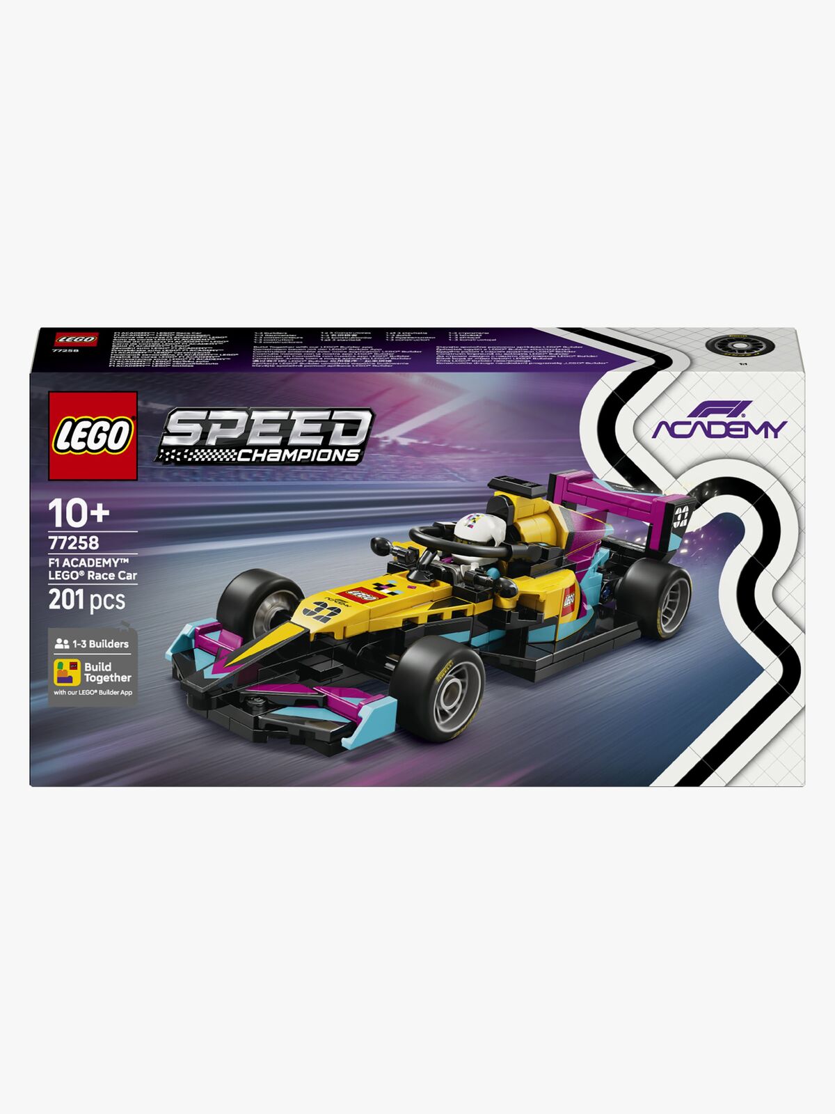 LEGO Speed Champions 77258 F1 ACADEMY LEGO kilpa-auto