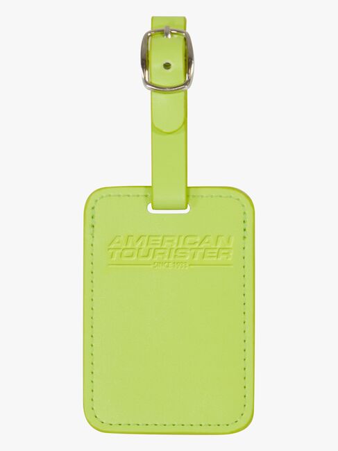 American Tourister Matkalaukun Nimilappu 2-pack, Light Lime