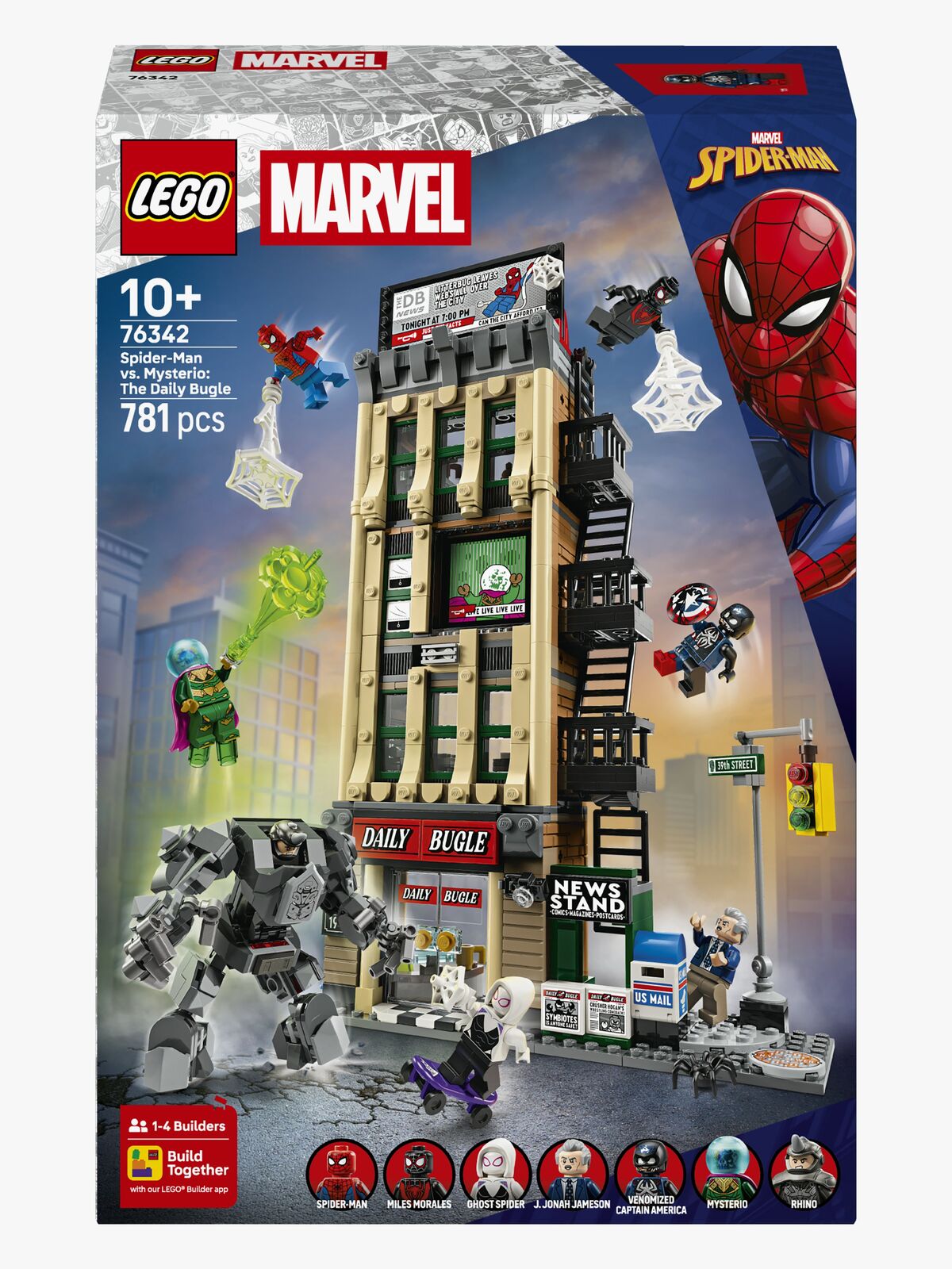 LEGO Super Heroes 76342 Spider-Man vastaan Mysterio: Daily Bugle