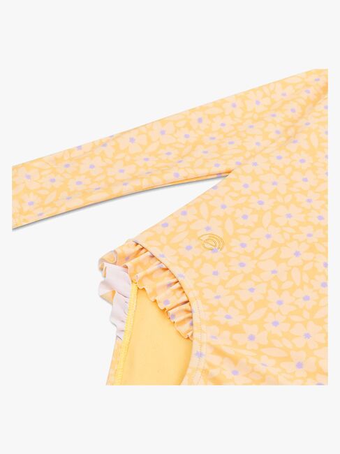 Swim Essentials  Pitkähihainen UV-Puku, Florish Yellow