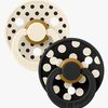 BIBS Studio Colour Polka Tutti 2-pack Lateksi Koko 2 Anatominen, Ivory/Black