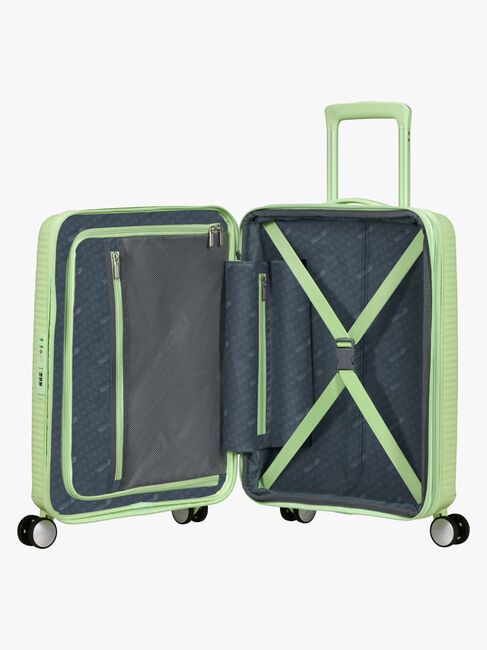 American Tourister Soundbox Spinner Matkalaukku 35,5-41L, Kiwi Green