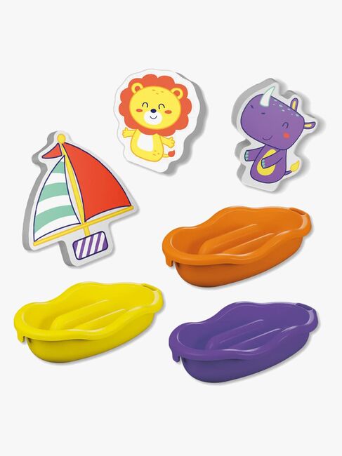 SES Creative Kylpylelu-setti Veneet + Vaahtoeläimet