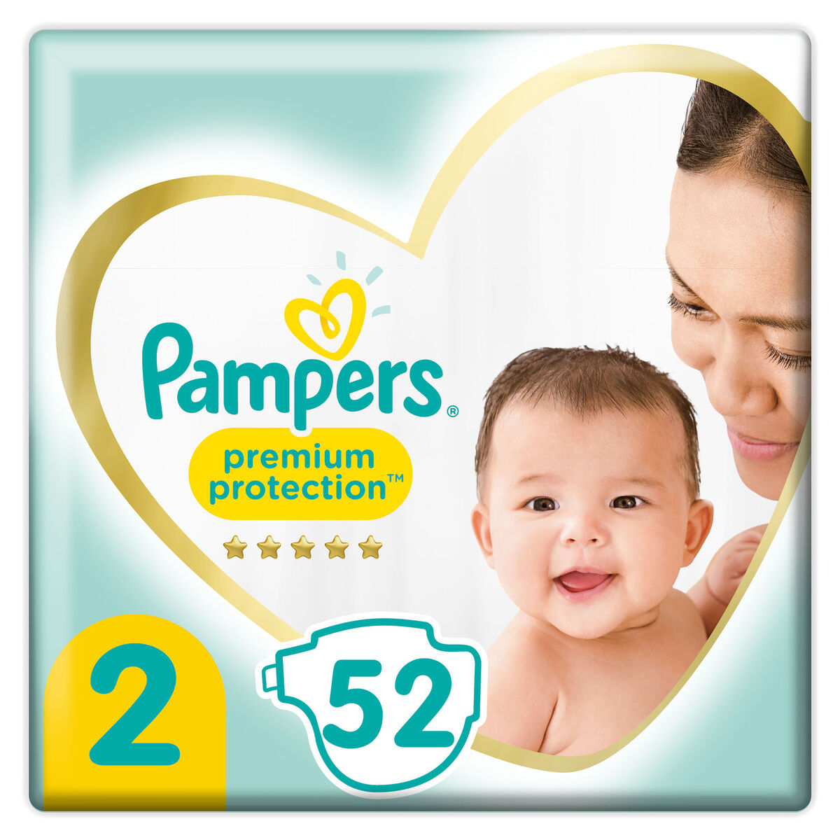 Pampers Premium Protection S2 Vaippa 4–8 kg 52-pack
