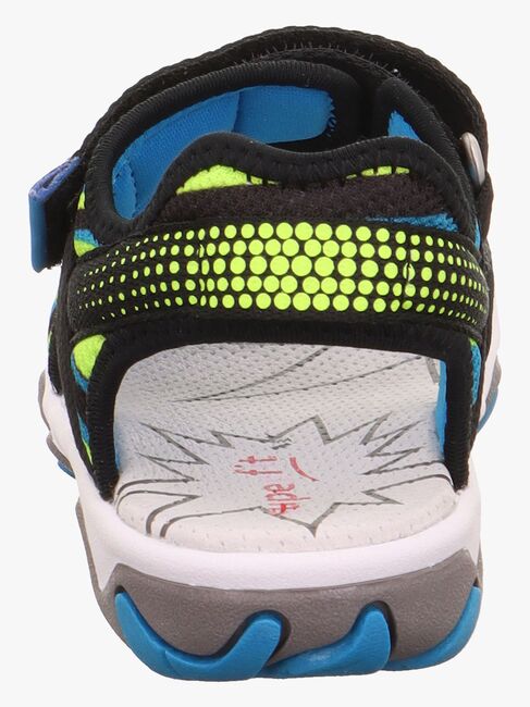 Superfit Mike 3.0 Sandaalit, Musta/Keltainen