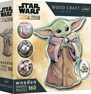 Trefl Wood Craft Origin Star Wars The Mandalorian Palapeli Grogu 160