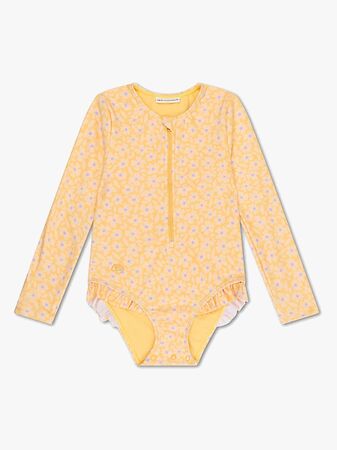 Swim Essentials  Pitkähihainen UV-Puku, Florish Yellow