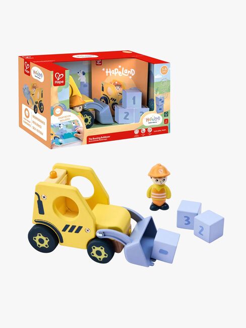 Hape Satukirja + Leikkisetti The Buzzing Bulldozer