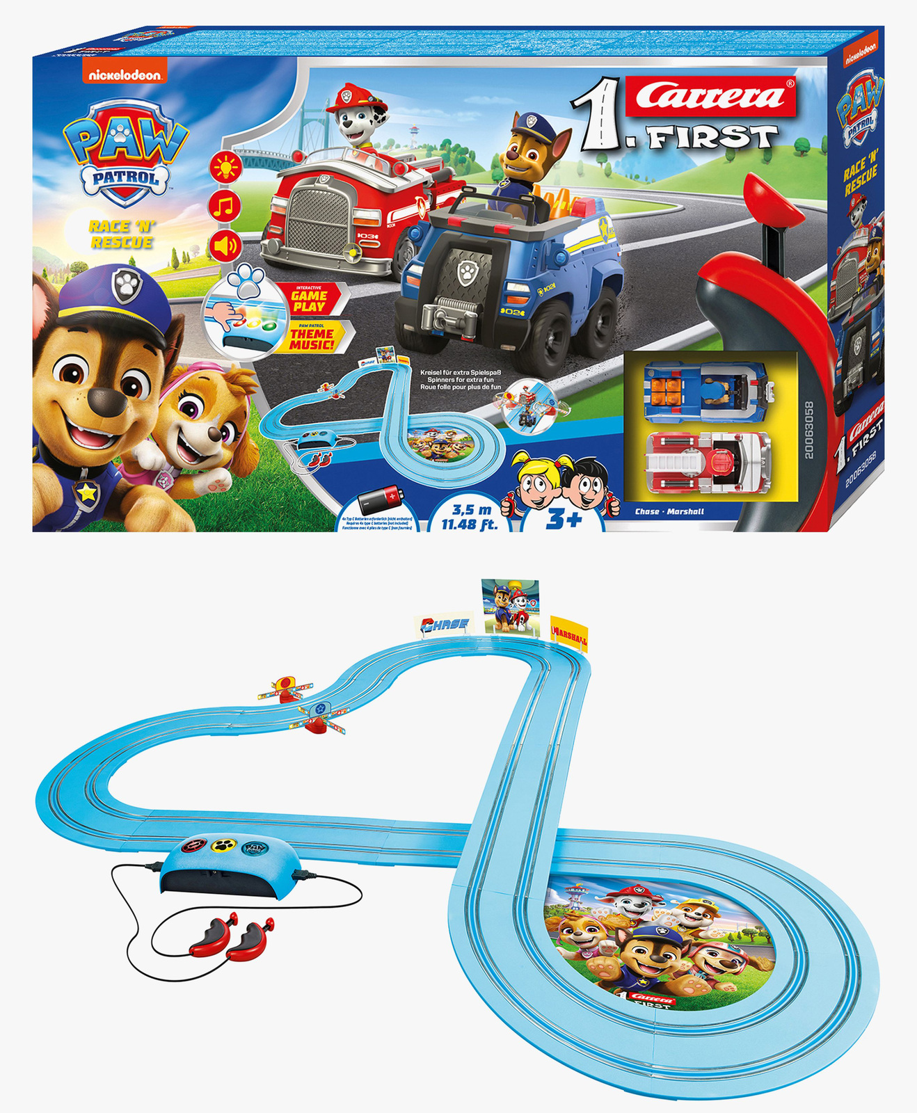 Carrera Paw Patrol Race 'N' Rescue Autorata