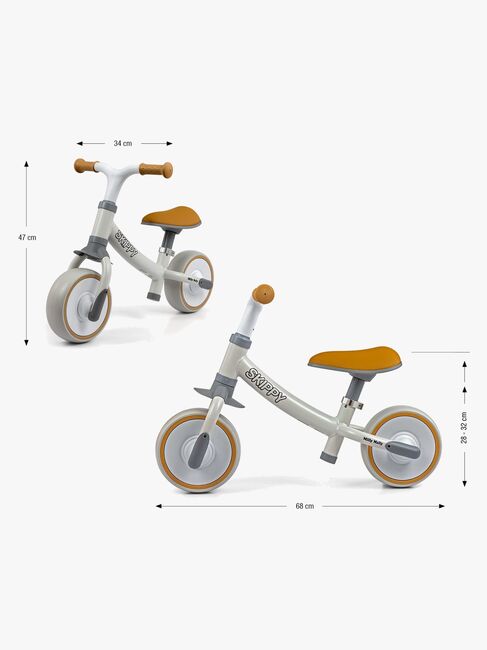 Milly Mally Skippy Potkupyörä, Valkoinen