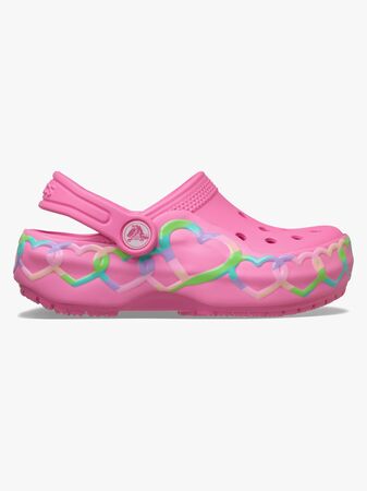 Crocs Classic Heart Lights Pistokkaat, Pink Lemonade