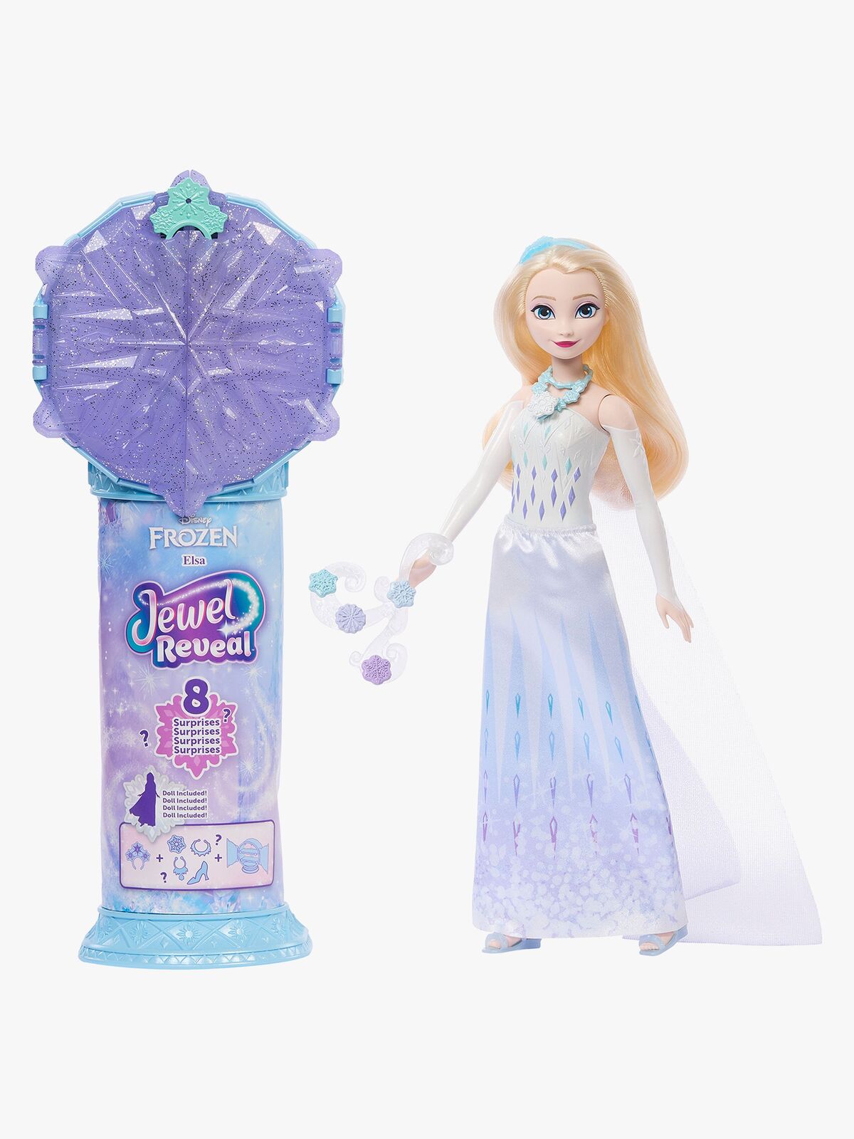 Disney Frozen Jewel Reveal Muotinukke Elsa